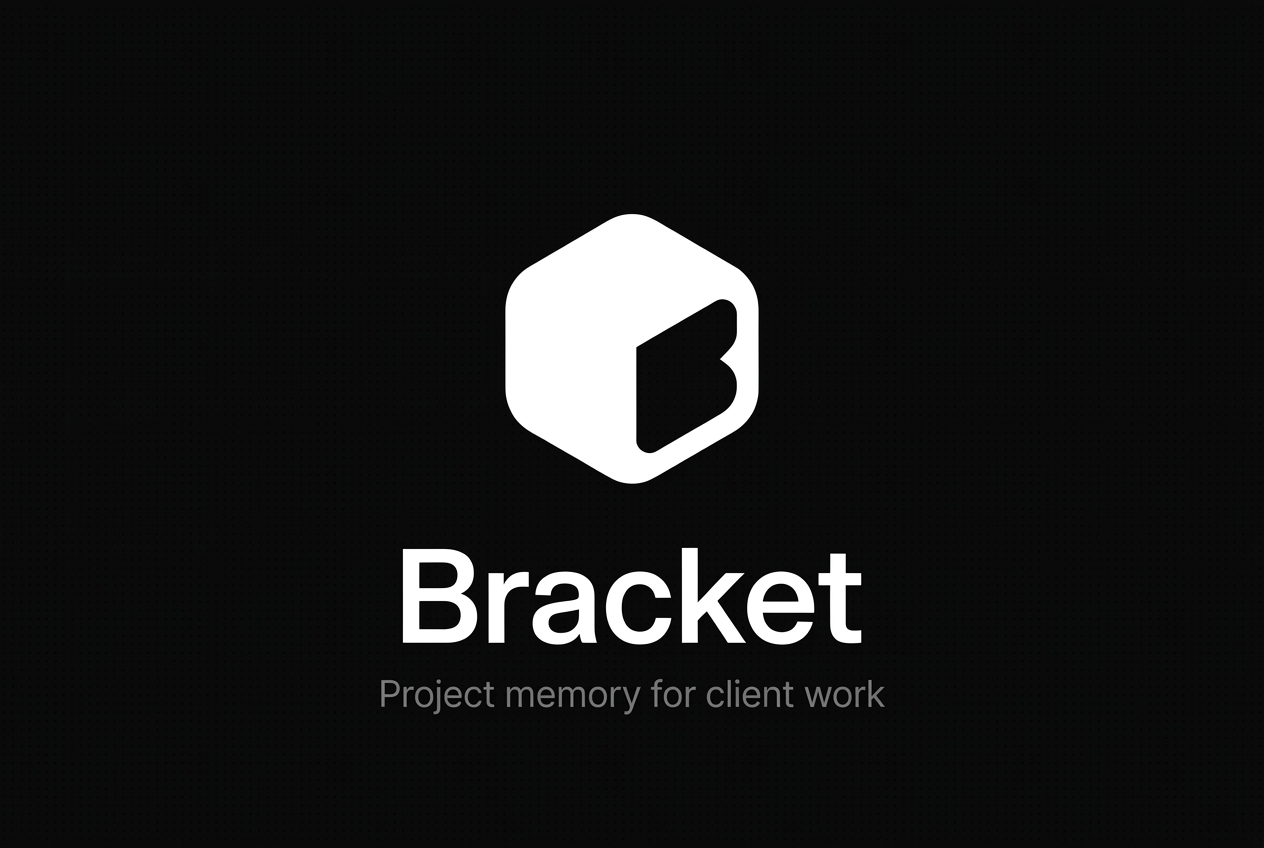 Bracket — The AI Decision Workspace for Client Projects visual